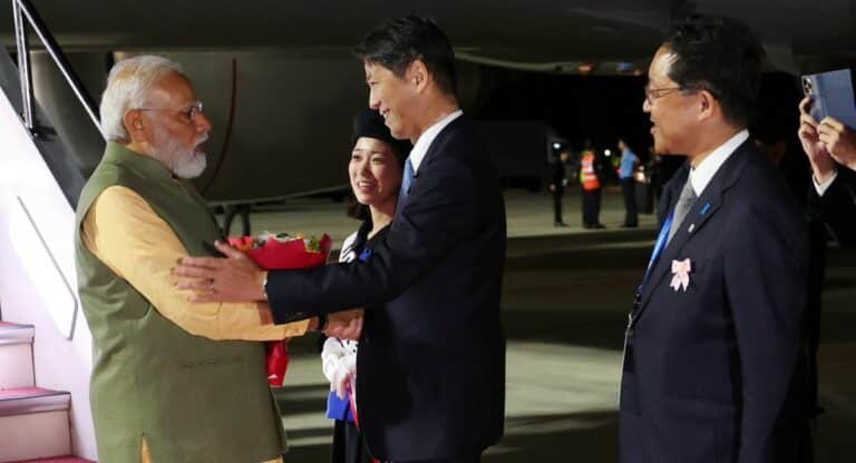 जापान के हिरोशिमा पहुंचे पीएम नरेंद्र मोदी, जी-7 सम्मेलन में लेंगे हिस्सा