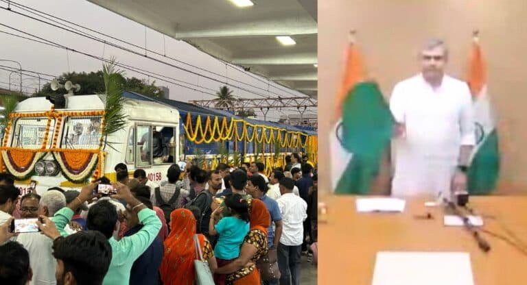केंद्रीय रेल मंत्री अश्विनी वैष्णव ने पुणे-बीकानेर साप्ताहिक एक्सप्रेस का किया उद्घाटन