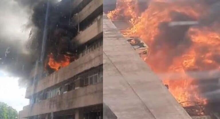 भोपालः सतपुड़ा भवन में भीषण आग में 12 हजार फाइलें राख, अग्निकांड का यह है अनुमान