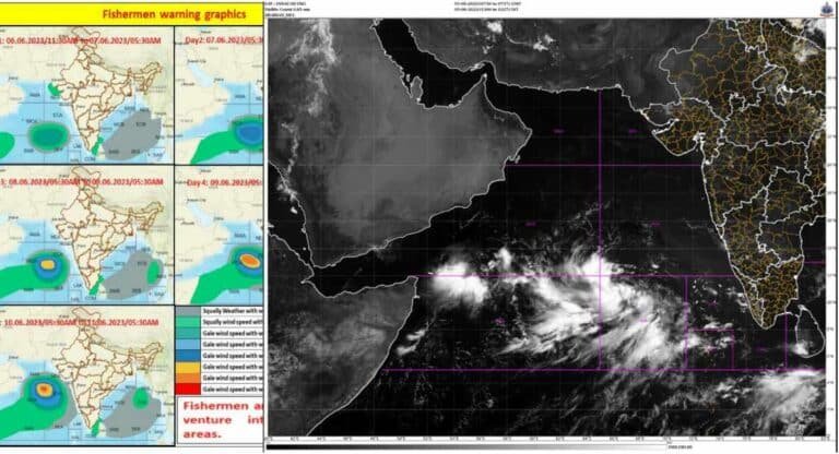 भारत के दक्षिण पश्चिमी हिस्से पर ‘बिपरजॉय’ का खतरा, मौसम विभाग ने दी चेतावनी