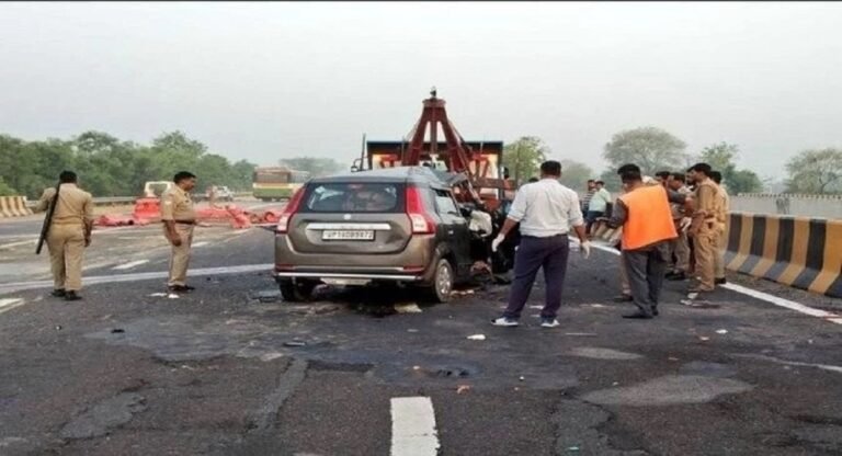दिल्ली-मेरठ एक्सप्रेस-वे पर भीषण हादसा, छह लोगों ने गंवाई जान! दुर्घटना का यह है कारण