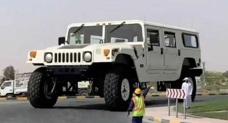दुबई के ‘रेनबो शेख’ के पास है दुनिया की सबसे बड़ी हमर कार, देखें वीडियो
