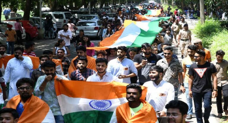 अयोध्या में अभाविप ने ऐसे मनाया स्वतंत्रता दिवस