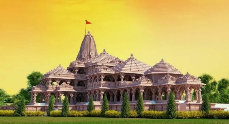Ram Mandir Pran Pratishtha: रामलला प्राण प्रतिष्ठा के पूर्व संध्या पर मनभावन हुई अयोध्या नगरी