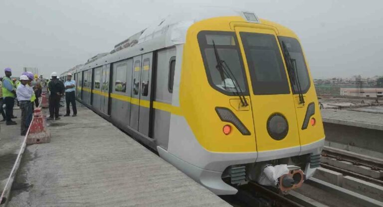 Indore: मेट्रो ट्रेन का ट्रायल रन, फ्लैग ऑफ करेंगे मुख्यमंत्री