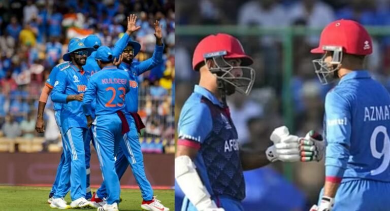 ODI World Cup 2023: भारत को मिला 273 रनों का लक्ष्य, अफगानिस्तान ने खोए 8 विकेट
