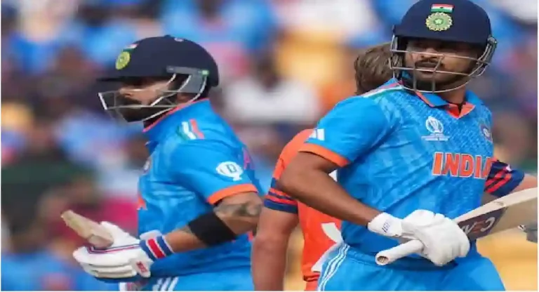 ICC World Cup Cricket: भारत ने नीदरलैंड के खिलाफ खड़ा किया विशाल स्कोर, चौकों-छक्कों की हुई बरसात