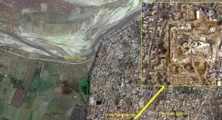 Ram Mandir Satellite Photos: अंतरिक्ष से कुछ ऐसा दिखता है रामलला का मंदिर, ISRO ने शेयर की तस्वीरें