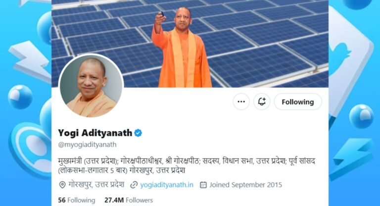 Yogi Adityanath: सोशल मीडिया पर बढ़ रही है मुख्यमंत्री योगी की लोकप्रियता, एक्स पर बने देश के नंबर वन सीएम