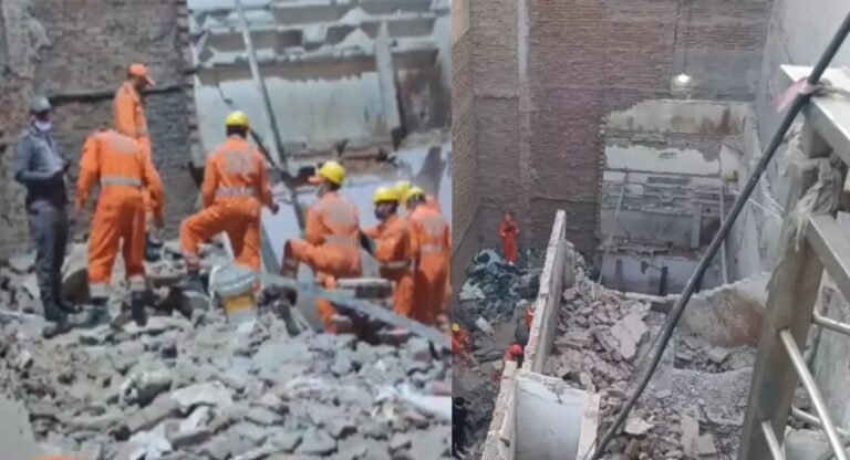 Delhi Building Collapse: दिल्ली के वेलकम इलाके में गिरी इमारत, दो मजदूरों की मौत