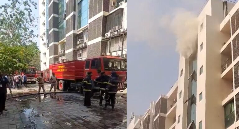 Fire in Mumbai: मुलुंड में छह मंजिला इमारत में लगी भीषण आग, लोगों को सुरक्षित निकाला गया