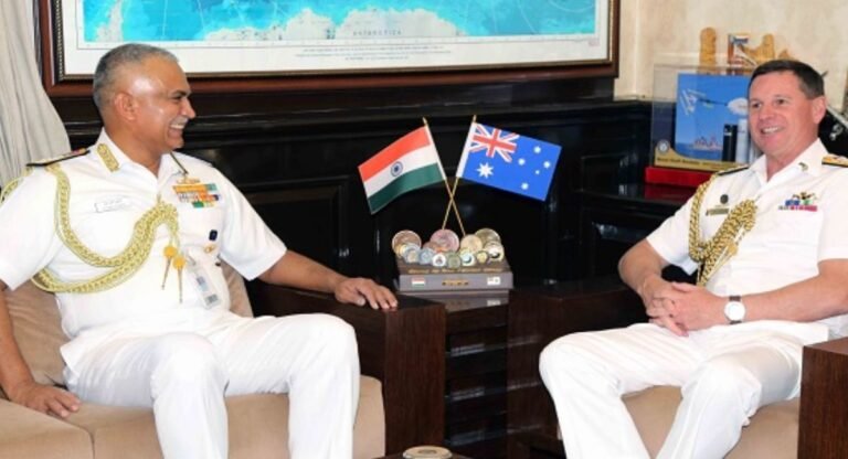 Australian Navy Chief दौरे पर, भारत के साथ द्विपक्षीय समुद्री सहयोग बढ़ाने सहित इन मु्द्दों पर जोर